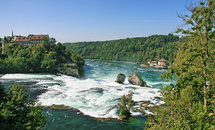 Rheinfall bei Schaffhausen/Schweiz