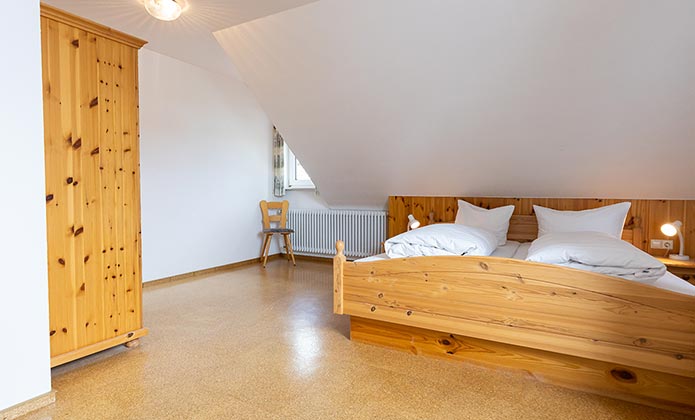 Schlafzimmer Nr. 1 mit Doppelbett